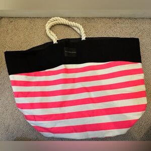 Victoria's Secret Black and Pink Tote